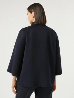 Marina Rinaldi Cappotti & Trench | Cappotti & Trench*Giacca in double di lana e cachemire BLUNOTTE