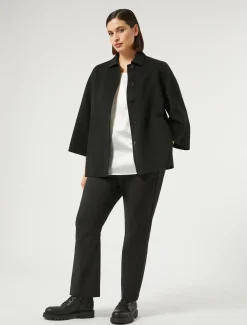 Marina Rinaldi Cappotti & Trench | Cappotti & Trench*Giacca in double di lana e cachemire NERO