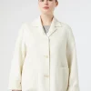 Marina Rinaldi Cappotti & Trench | Cappotti & Trench*Giacca in double di misto lana AVORIO