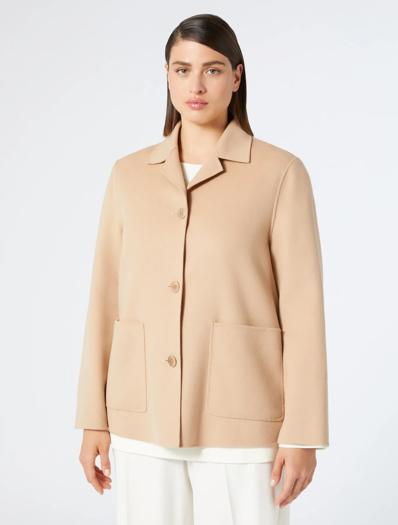 Marina Rinaldi Cappotti & Trench | Cappotti & Trench*Giacca in double di misto lana CAMMELLO