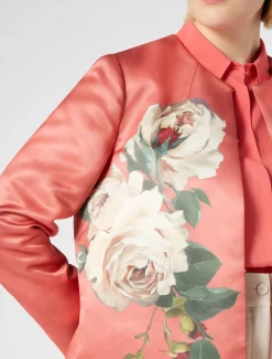 Marina Rinaldi Giacche | Selezione Elegante*Giacca in duchesse CORALLO
