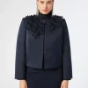 Marina Rinaldi Giacche | Collezione Elegante*Giacca in duchesse con ricami BLUNOTTE