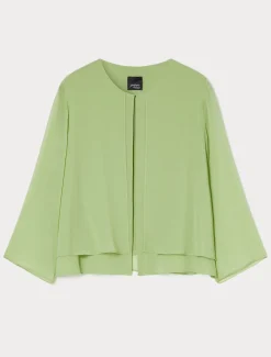 Marina Rinaldi Giacche | Giacche & Blazer*Giacca in georgette VERDEOLIVA