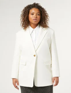 Marina Rinaldi Giacche & Blazer | Giacche & Blazer*Giacca in jersey BIANCO
