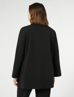 Marina Rinaldi Cappotti & Trench | Cappotti & Trench*Giacca in jersey double NERO