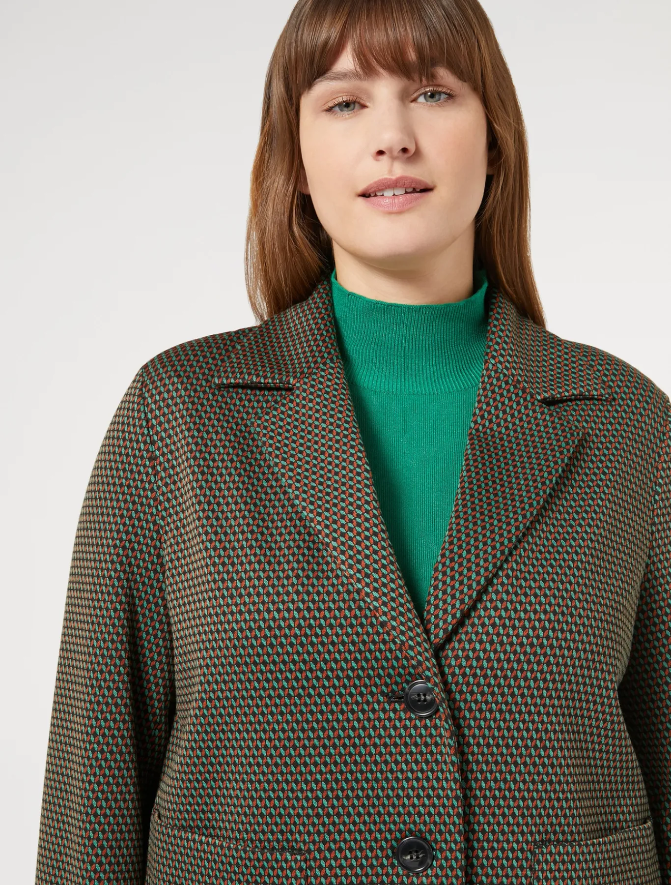 Marina Rinaldi Giacche & Blazer | Giacche & Blazer*Giacca in jersey jacquard CAFFE`