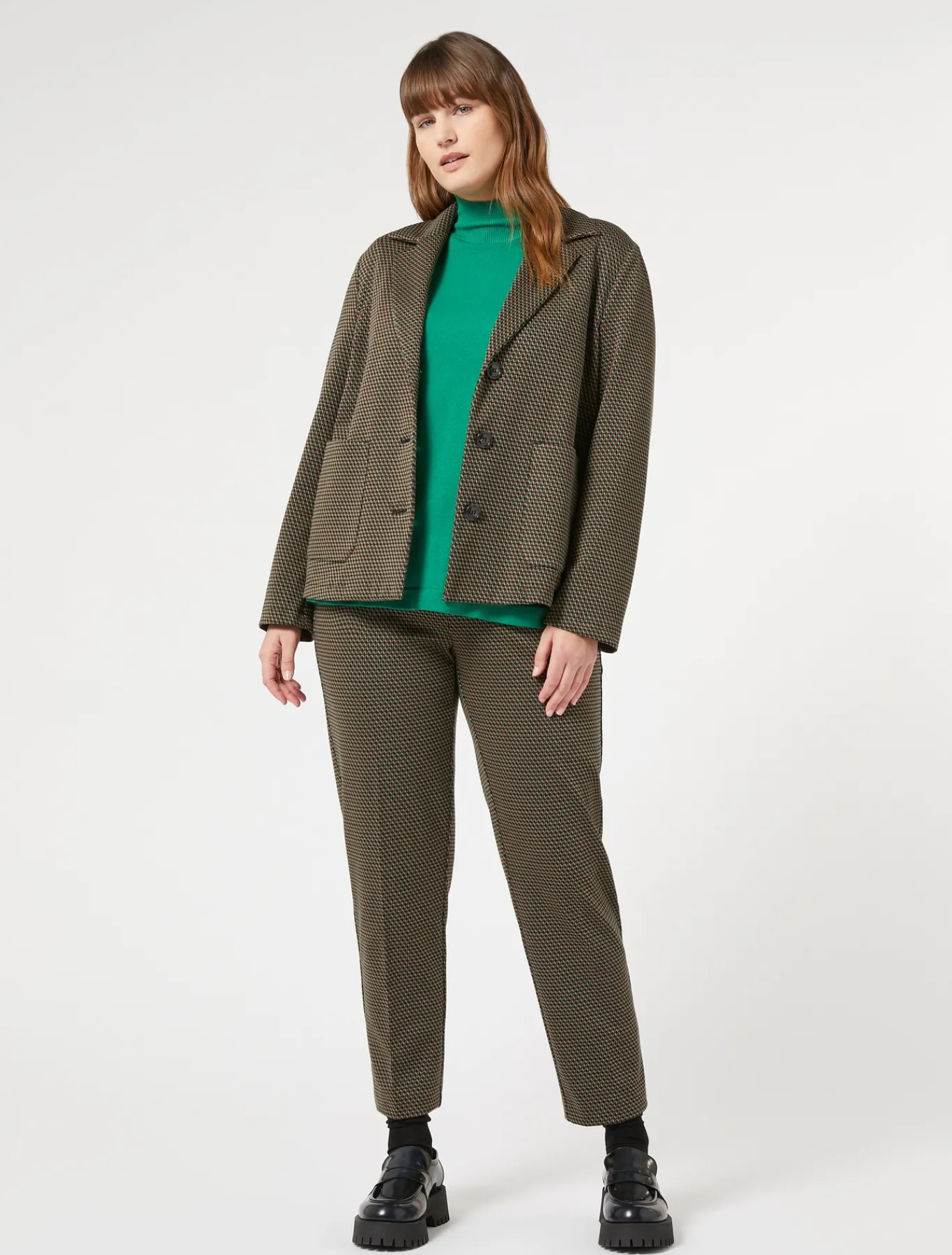 Marina Rinaldi Giacche & Blazer | Giacche & Blazer*Giacca in jersey jacquard CAFFE`