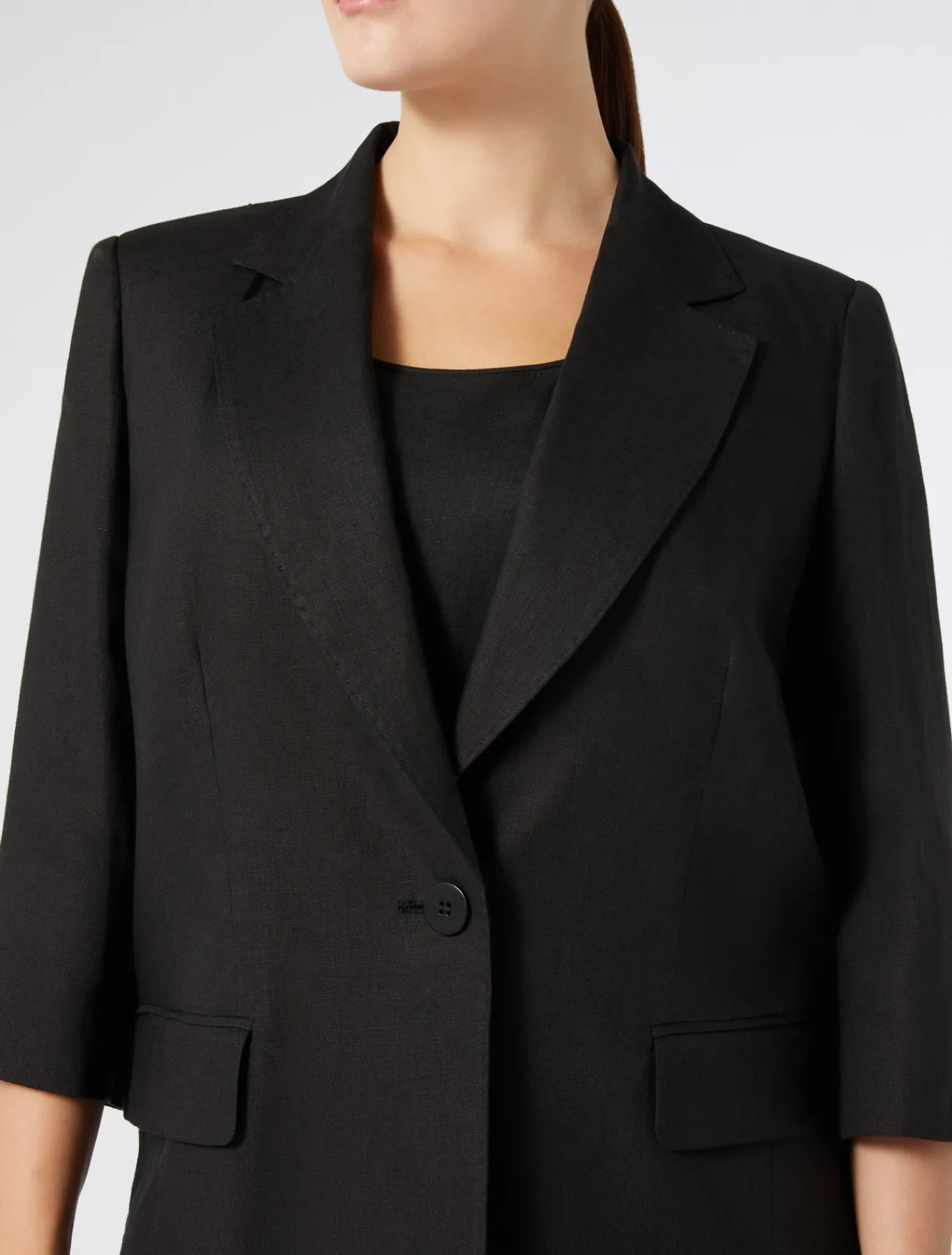 Marina Rinaldi Giacche & Blazer | Giacche & Blazer*Giacca in lino NERO