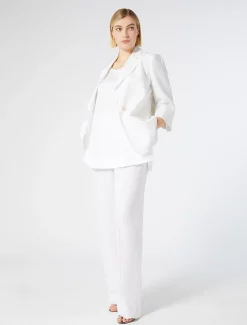 Marina Rinaldi Giacche & Blazer | Giacche & Blazer*Giacca in lino BIANCO