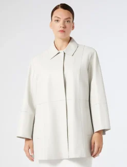 Marina Rinaldi Giacche & Blazer | Giacche & Blazer*Giacca in nappa BIANCOAVORIO