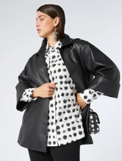 Marina Rinaldi Giacche & Blazer | Giacche & Blazer*Giacca in nappa NERO