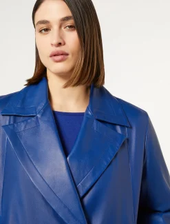 Marina Rinaldi Giacche & Blazer | Giacche & Blazer*Giacca in nappa shiny BLUETTE