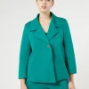 Marina Rinaldi Giacche | Giacche & Blazer*Giacca in ottoman VERDE