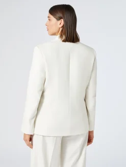 Marina Rinaldi Giacche & Blazer | Giacche & Blazer*Giacca in saglia di misto viscosa AVORIO