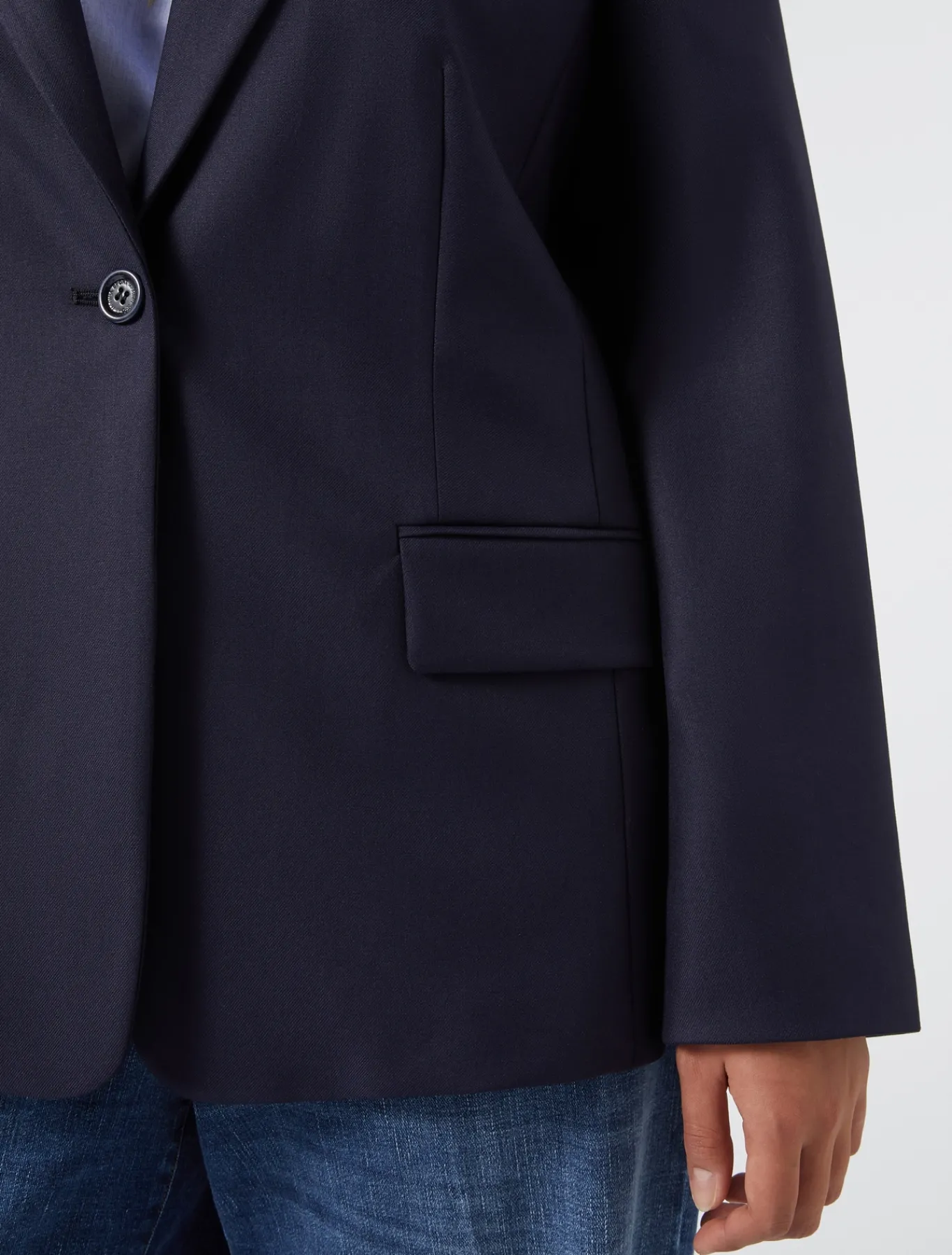 Marina Rinaldi Giacche & Blazer | Giacche & Blazer*Giacca in saglia di misto viscosa BLU