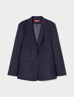 Marina Rinaldi Giacche & Blazer | Giacche & Blazer*Giacca in saglia di misto viscosa BLU