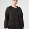 Marina Rinaldi Giacche & Blazer | Giacche & Blazer*Giacca in scuba con ricami NERO
