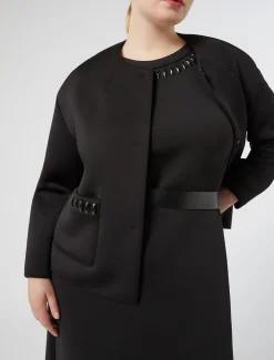 Marina Rinaldi Giacche & Blazer | Giacche & Blazer*Giacca in scuba con ricami NERO