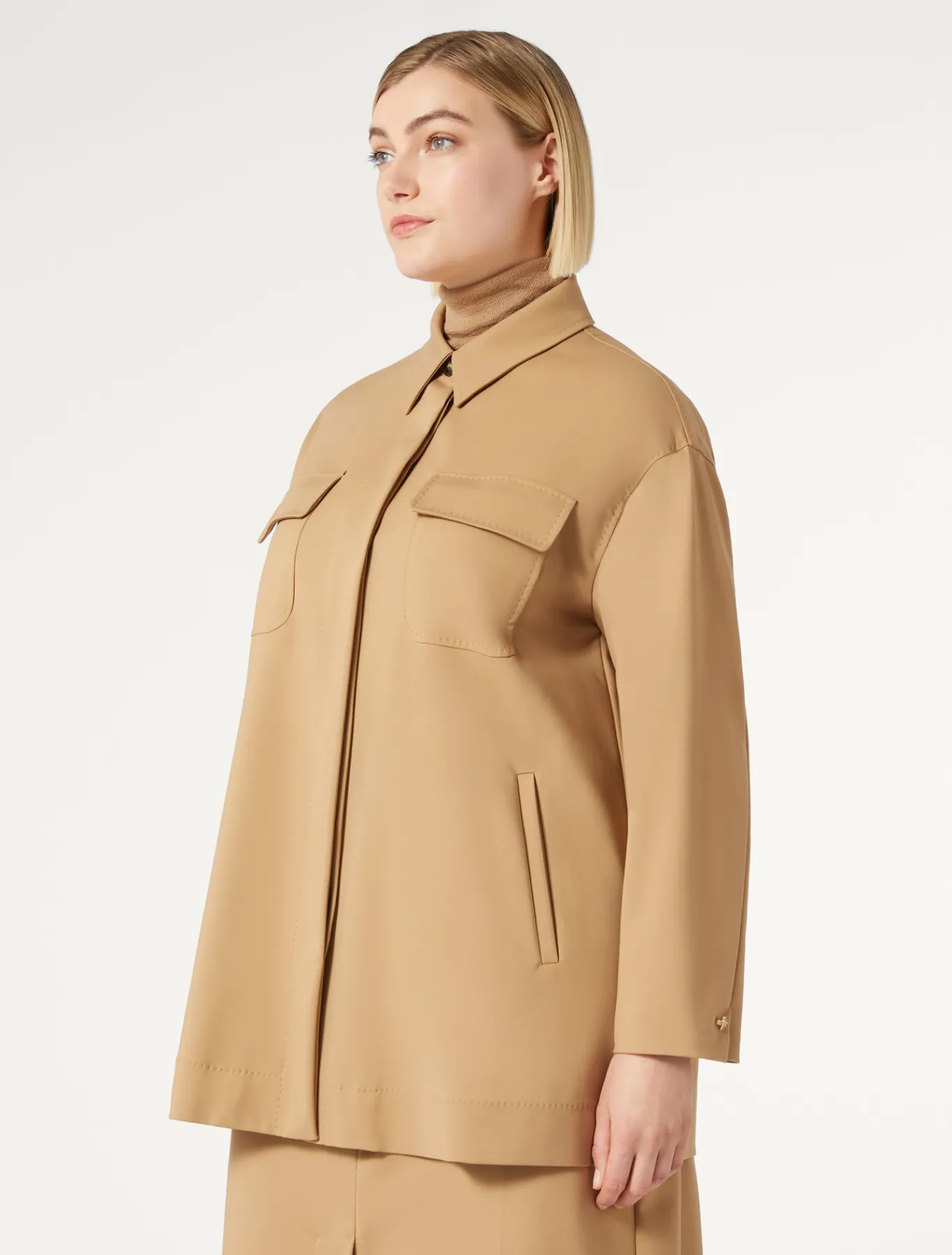 Marina Rinaldi Camicie & Bluse | Camicie & Bluse*Giacca in tela di misto cotone ORO