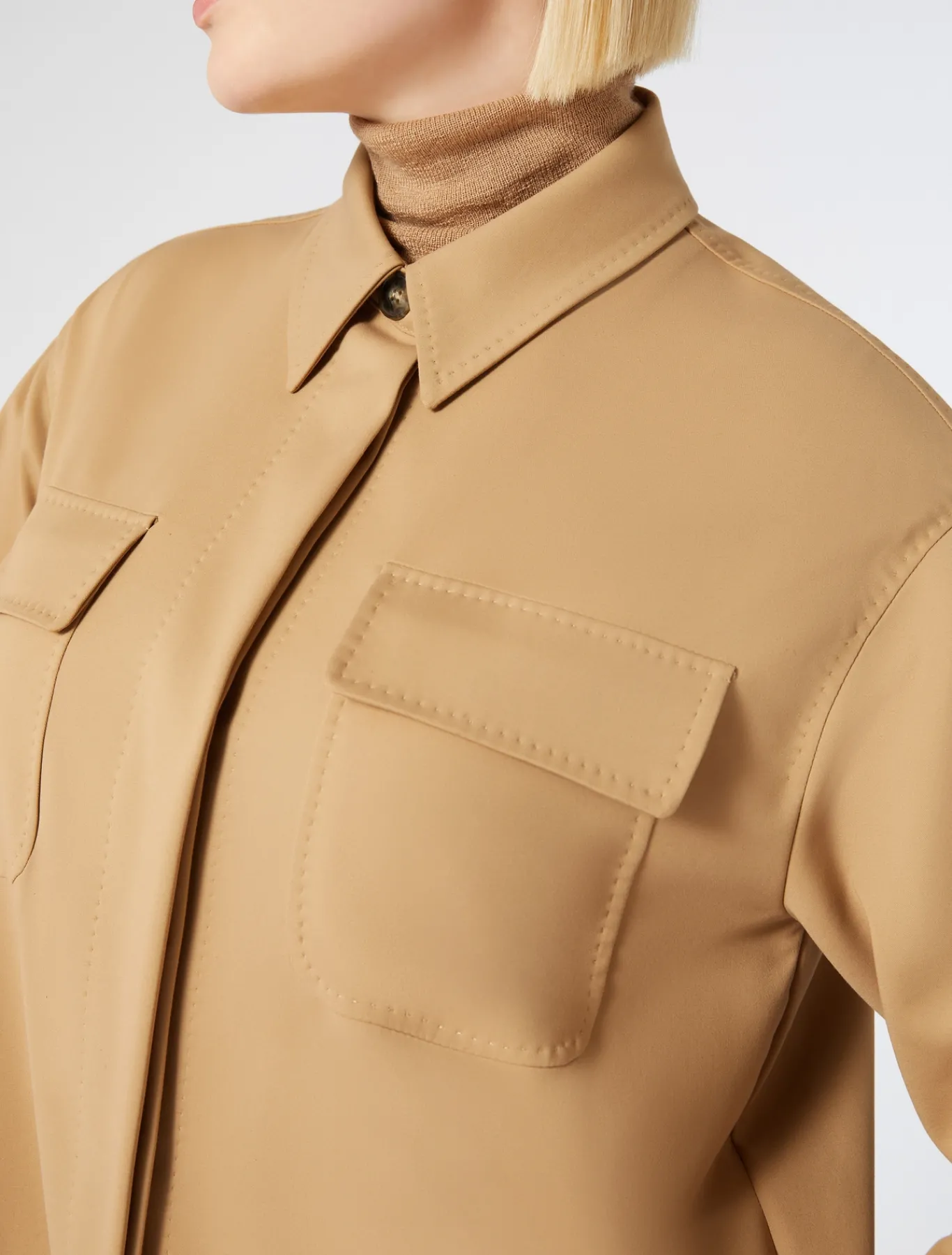 Marina Rinaldi Camicie & Bluse | Camicie & Bluse*Giacca in tela di misto cotone ORO