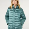 Marina Rinaldi Piumini | Piumini*Giacca in tela di nylon antigoccia VERDESALVIA