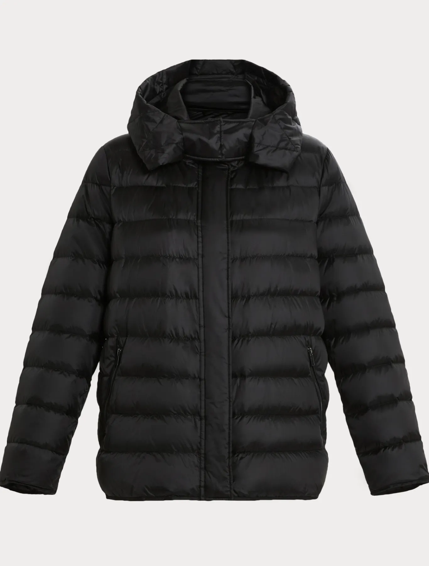 Marina Rinaldi Piumini | Piumini*Giacca in tela di nylon antigoccia NERO