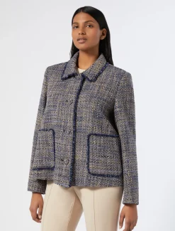 Marina Rinaldi Giacche & Blazer | Giacche & Blazer*Giacca in tessuto ammagliato BLUNOTTE
