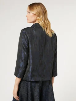 Marina Rinaldi Giacche | Giacche & Blazer*Giacca in tessuto jacquard BLUMARINO