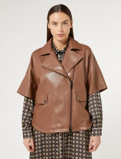 Marina Rinaldi Giacche & Blazer | Giacche & Blazer*Giacca in tessuto spalmato BRONZO