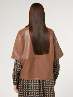Marina Rinaldi Giacche & Blazer | Giacche & Blazer*Giacca in tessuto spalmato BRONZO