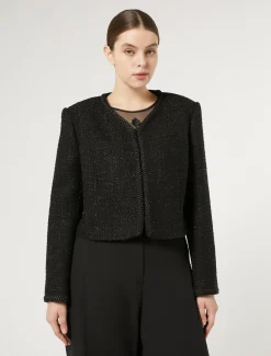 Marina Rinaldi Giacche | Giacche & Blazer*Giacca in tinto filo NERO