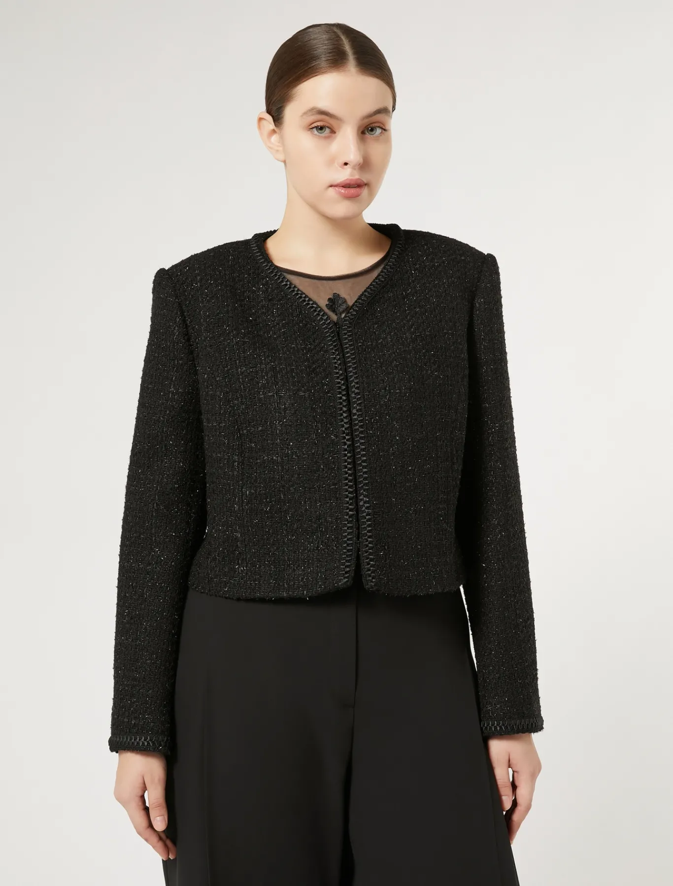 Marina Rinaldi Giacche | Giacche & Blazer*Giacca in tinto filo NERO