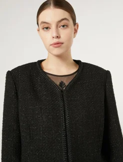 Marina Rinaldi Giacche | Giacche & Blazer*Giacca in tinto filo NERO