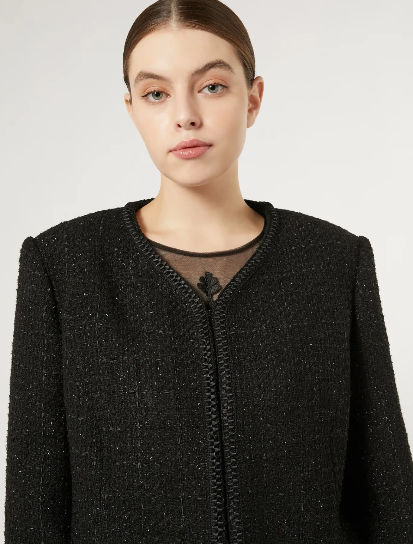 Marina Rinaldi Giacche | Giacche & Blazer*Giacca in tinto filo NERO