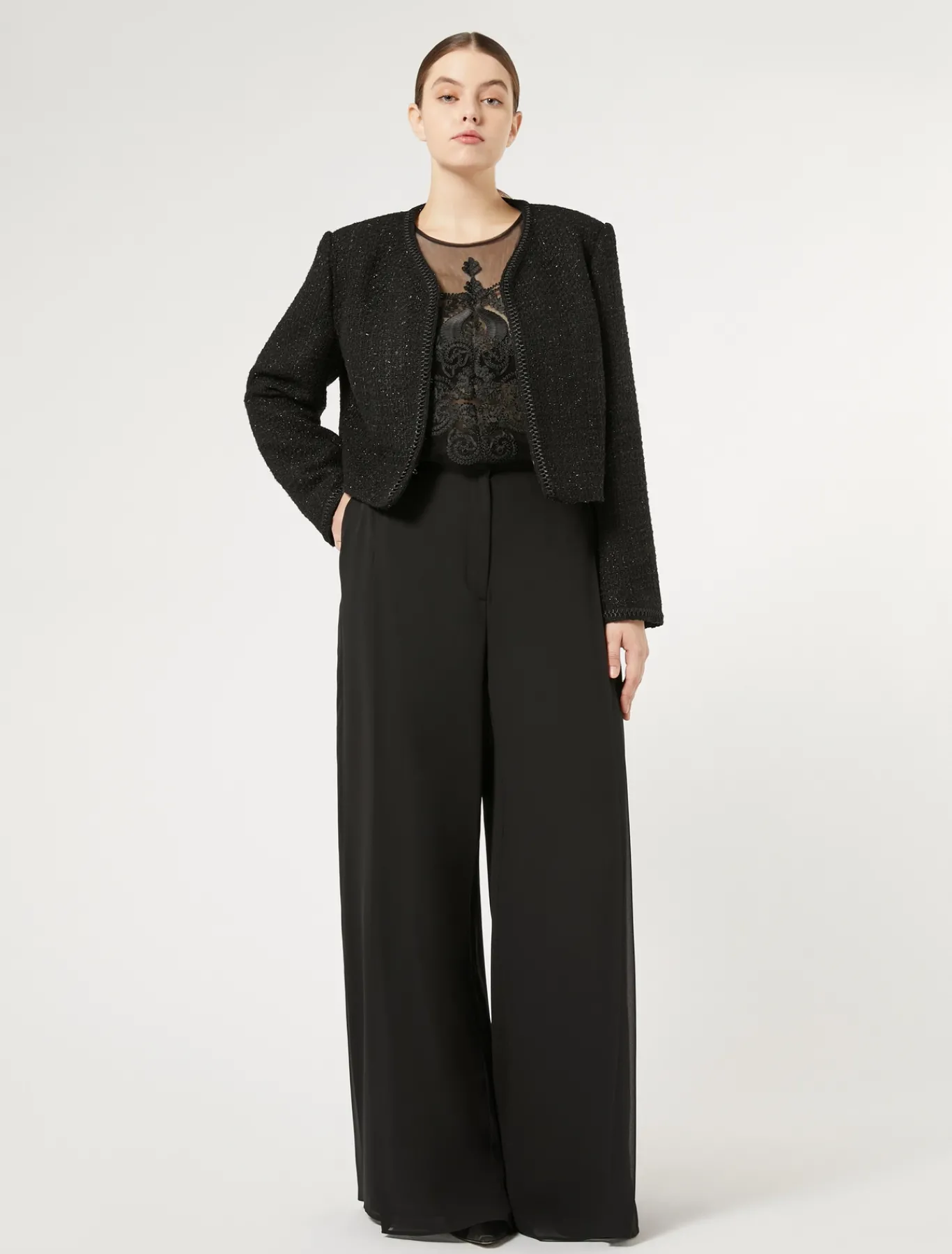 Marina Rinaldi Giacche | Giacche & Blazer*Giacca in tinto filo NERO