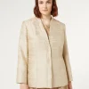 Marina Rinaldi Giacche | Collezione Elegante*Giacca in tinto filo con lamé ORO