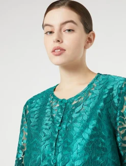 Marina Rinaldi Giacche | Selezione Elegante*Giacca in tulle ricamato GIADA