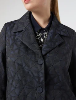 Marina Rinaldi Giacche | Giacche & Blazer*Giacca jacquard BLUMARINO