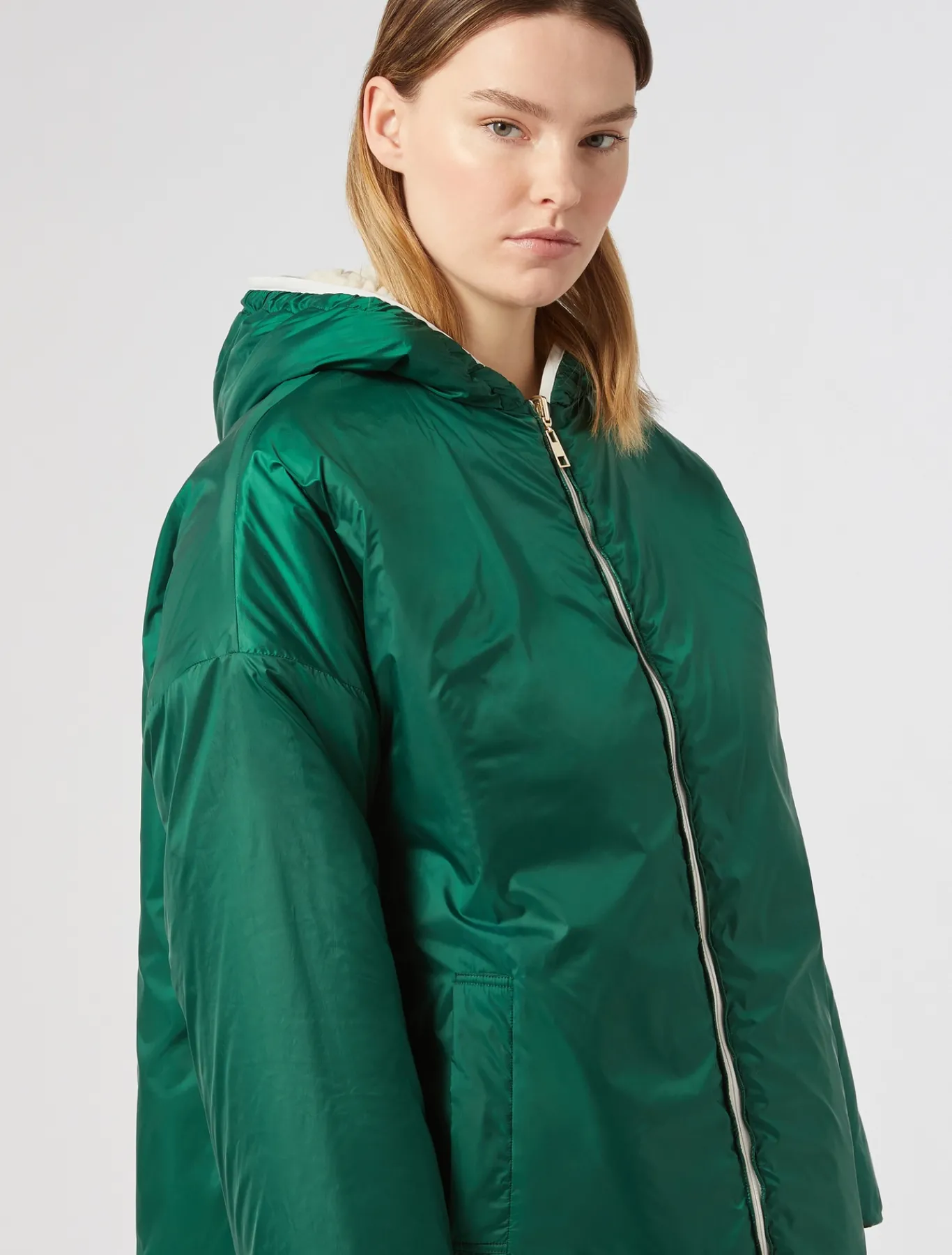 Marina Rinaldi Cappotti & Trench | Cappotti & Trench*Giacca reversibile in jersey BIANCOAVORIO