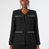 Marina Rinaldi Giacche | Giacche & Blazer*Giacca tinto filo con ricami NERO