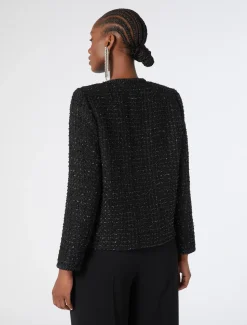 Marina Rinaldi Giacche | Giacche & Blazer*Giacca tinto filo con ricami NERO