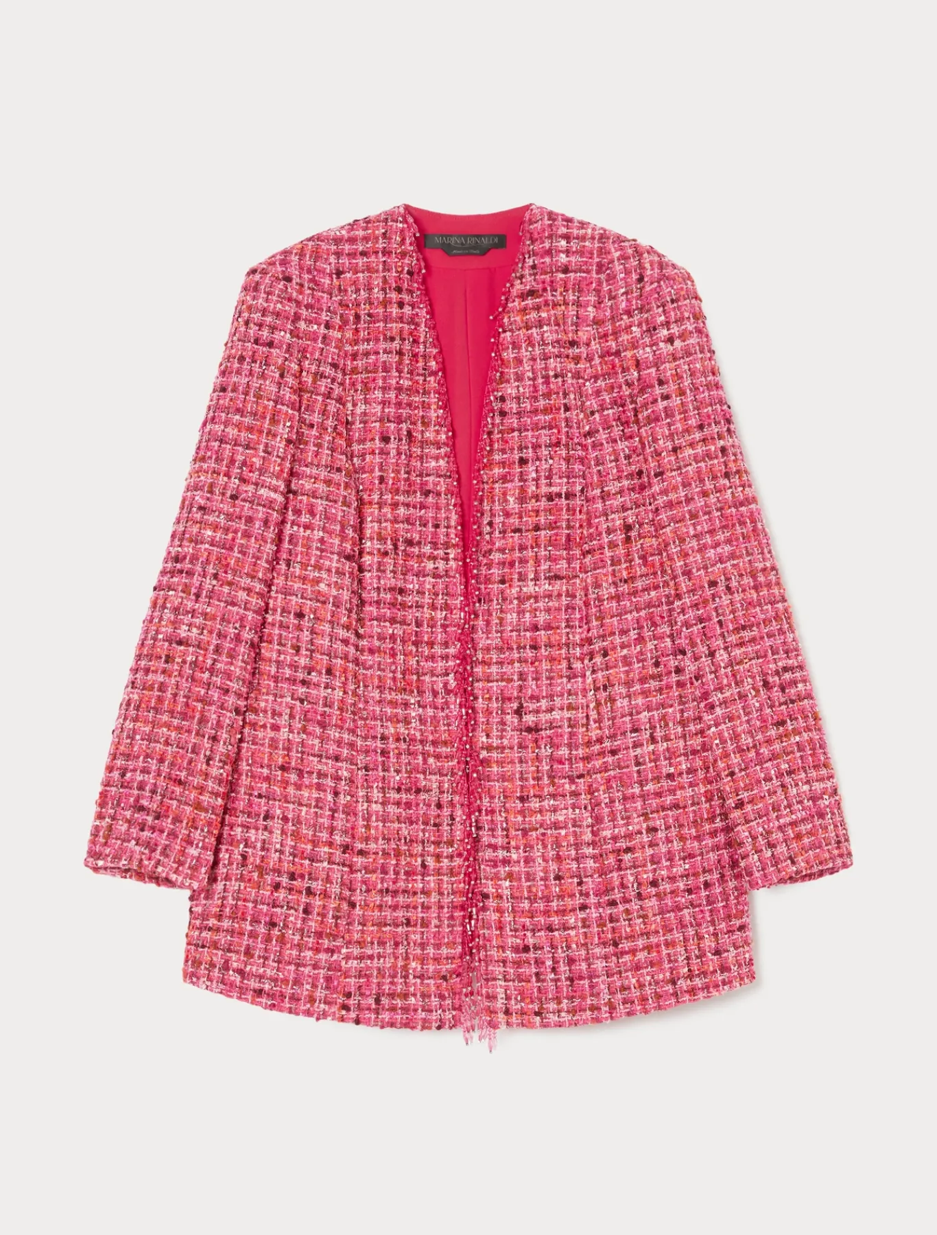 Marina Rinaldi Giacche | Giacche & Blazer*Giacca tinto filo con ricami FUXIA