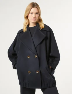 Marina Rinaldi Cappotti & Trench | Cappotti & Trench*Giaccone in double di lana BLUNOTTE