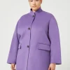 Marina Rinaldi Cappotti & Trench | Cappotti & Trench*Giaccone in double di lana VIOLA
