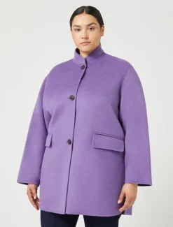 Marina Rinaldi Cappotti & Trench | Cappotti & Trench*Giaccone in double di lana VIOLA