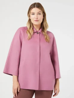 Marina Rinaldi Cappotti & Trench | Cappotti & Trench*Giaccone in double di lana e cachemire CICLAMINO