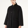 Marina Rinaldi Cappotti & Trench | Cappotti & Trench*Giaccone in double di lana NERO