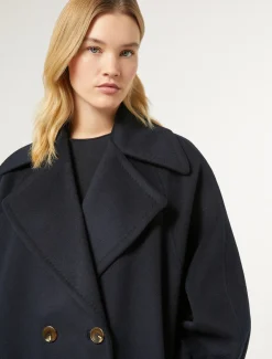 Marina Rinaldi Cappotti & Trench | Cappotti & Trench*Giaccone in double di lana BLUNOTTE