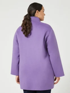 Marina Rinaldi Cappotti & Trench | Cappotti & Trench*Giaccone in double di lana VIOLA