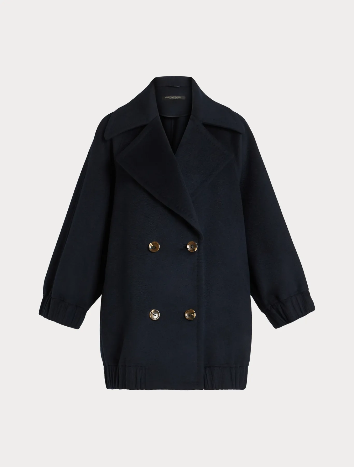 Marina Rinaldi Cappotti & Trench | Cappotti & Trench*Giaccone in double di lana BLUNOTTE